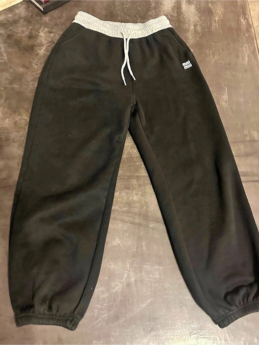 Miu Black Jogger Pants Like New